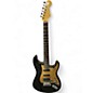 Used 2004 Fender American Deluxe Stratocaster LTD Montego Black Solid Body Electric Guitar thumbnail