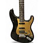 Used 2004 Fender American Deluxe Stratocaster LTD Montego Black Solid Body Electric Guitar