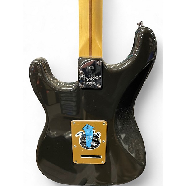 Used 2004 Fender American Deluxe Stratocaster LTD Montego Black Solid Body Electric Guitar