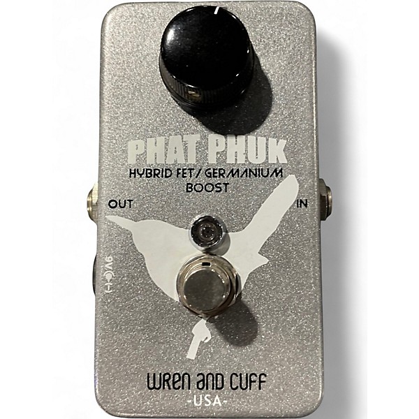 Used Wren And Cuff Phat Phuk B Silver Bass Effect Pedal