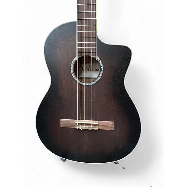 Used Cordoba C4-CE Mocha Burst Classical Acoustic Electric Guitar