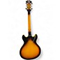 Used D'Angelico Premier Series DC Vintage Sunburst Hollow Body Electric Guitar
