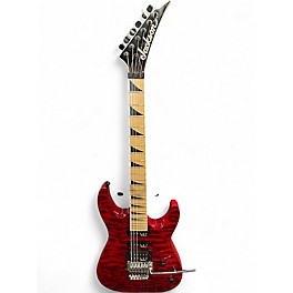 Used Jackson JS34Q Dinky red Solid Body Electric Guitar