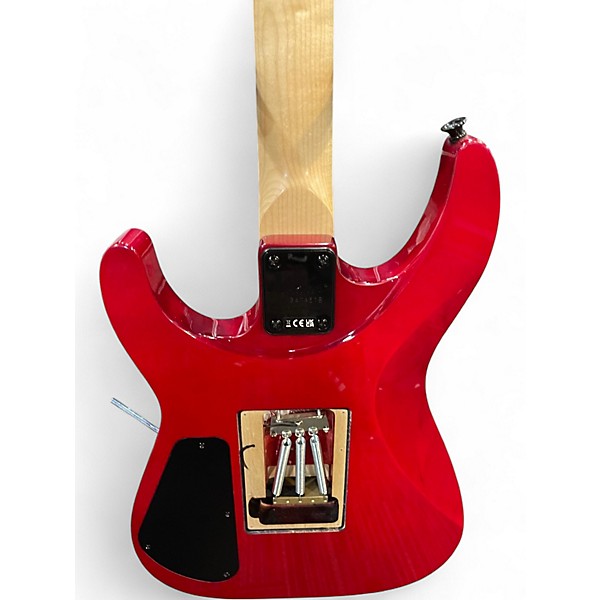 Used Jackson JS34Q Dinky red Solid Body Electric Guitar