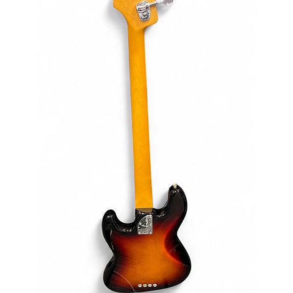 Used Fender American Professional II Jazz Bass 3 Tone Sunburst Electric Bass Guitar