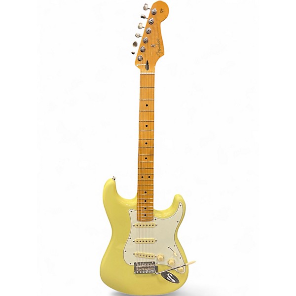 Used Fender Player II Stratocaster Hialeah Yellow Solid Body Electric Guitar
