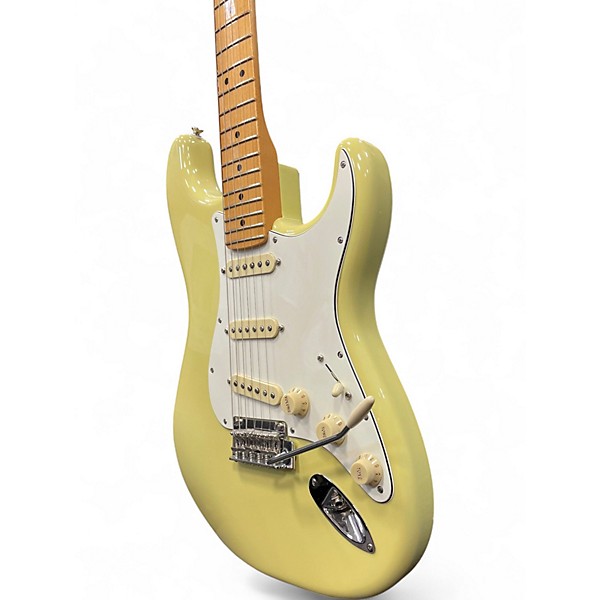 Used Fender Player II Stratocaster Hialeah Yellow Solid Body Electric Guitar