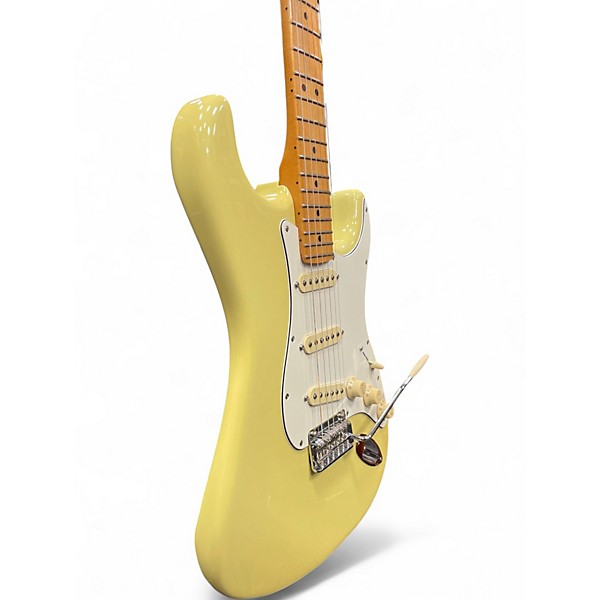 Used Fender Player II Stratocaster Hialeah Yellow Solid Body Electric Guitar
