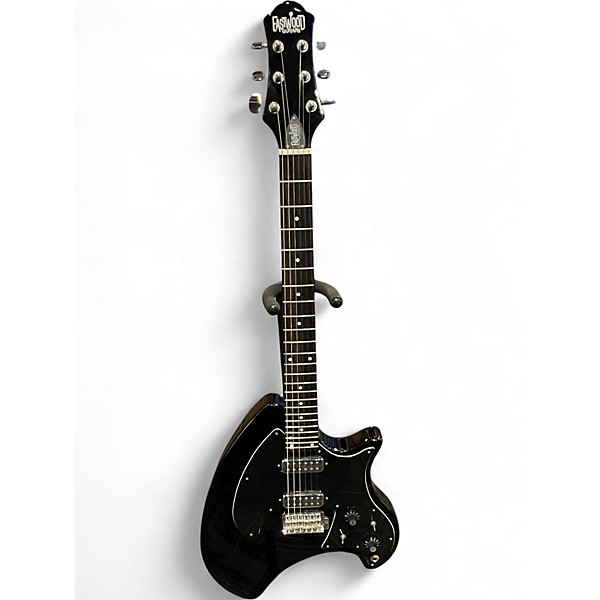 Used Eastwood Breadwinner Black Solid Body Electric Guitar