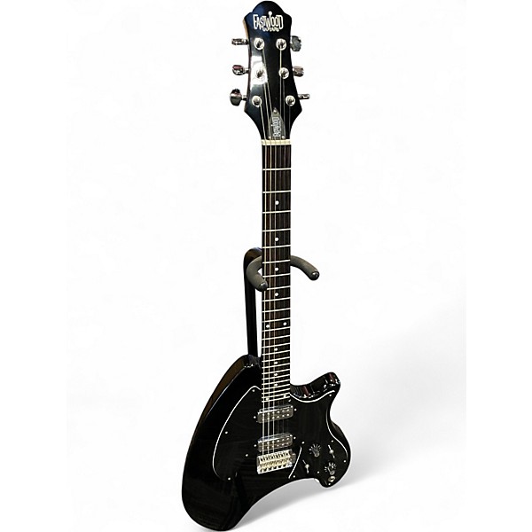 Used Eastwood Breadwinner Black Solid Body Electric Guitar
