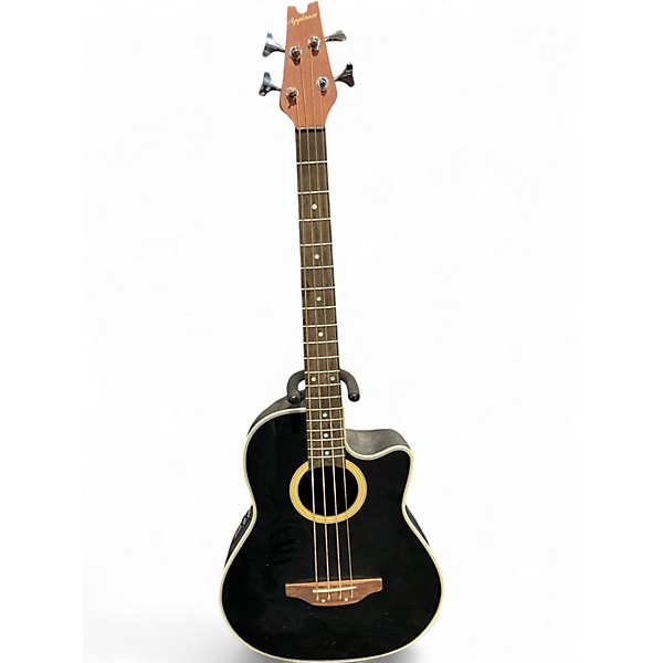 Used Ovation AE-40 Black Acoustic Bass Guitar