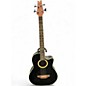 Used Ovation AE-40 Black Acoustic Bass Guitar thumbnail