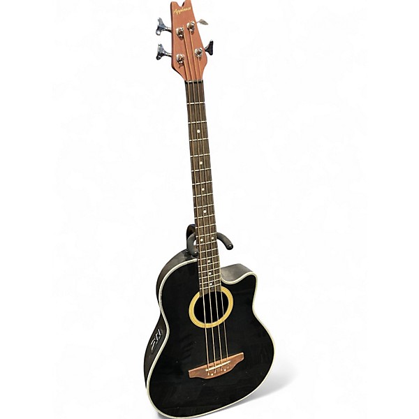 Used Ovation AE-40 Black Acoustic Bass Guitar