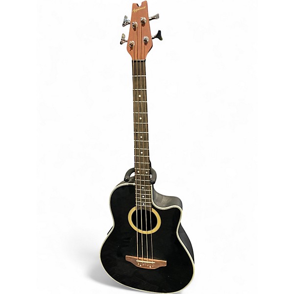 Used Ovation AE-40 Black Acoustic Bass Guitar