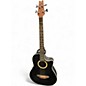 Used Ovation AE-40 Black Acoustic Bass Guitar