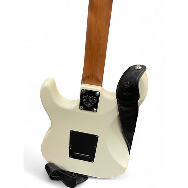 Used Schecter Guitar Research NICK JOHNSTON HSS STRATOCASTER ATOMIC SNOW Solid Body Electric Guitar