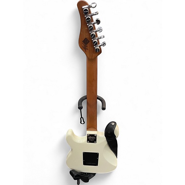 Used Schecter Guitar Research NICK JOHNSTON HSS STRATOCASTER ATOMIC SNOW Solid Body Electric Guitar