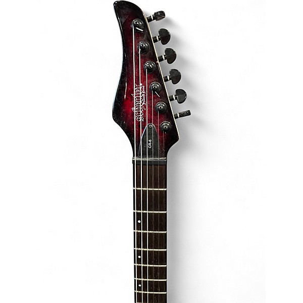 Used Schecter Guitar Research CR-6 Black Cherry Solid Body Electric Guitar