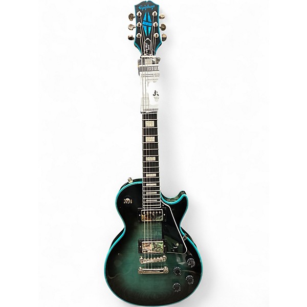 Used Epiphone LES PAUL CUSTOM WIDOW INDIGO BURST Solid Body Electric Guitar