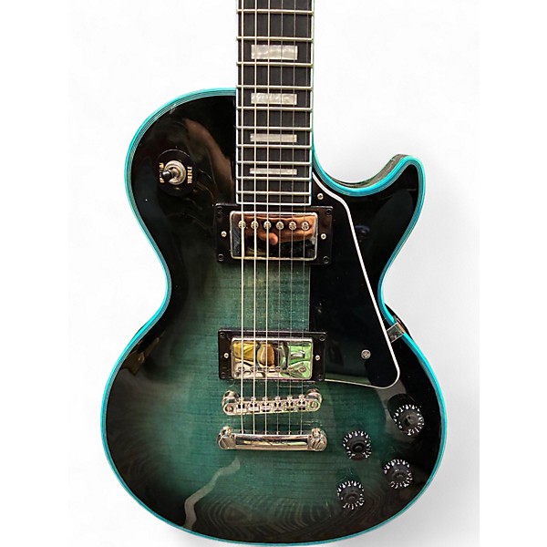 Used Epiphone LES PAUL CUSTOM WIDOW INDIGO BURST Solid Body Electric Guitar