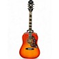 Used Epiphone Hummingbird Pro Cherry Sunburst Acoustic Electric Guitar thumbnail