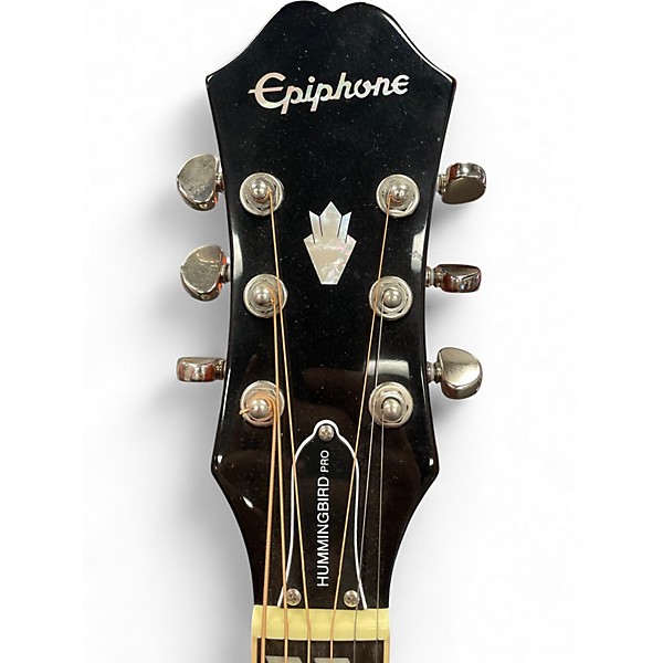 Used Epiphone Hummingbird Pro Cherry Sunburst Acoustic Electric Guitar