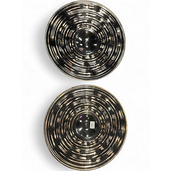 Used MEINL 14in CLASSIC CUSTOM DARK HI HAT PAIR Cymbal