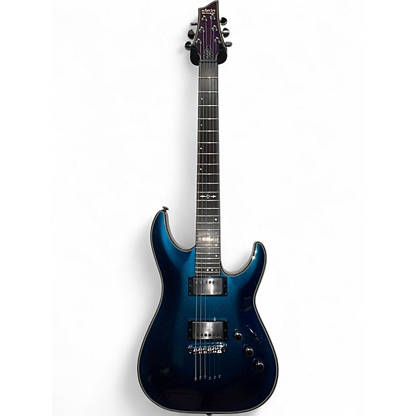 Used Schecter Guitar Research Hellraiser C1 Hybrid Ultraviolet Solid Body Electric Guitar