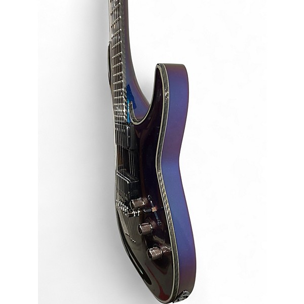 Used Schecter Guitar Research Hellraiser C1 Hybrid Ultraviolet Solid Body Electric Guitar