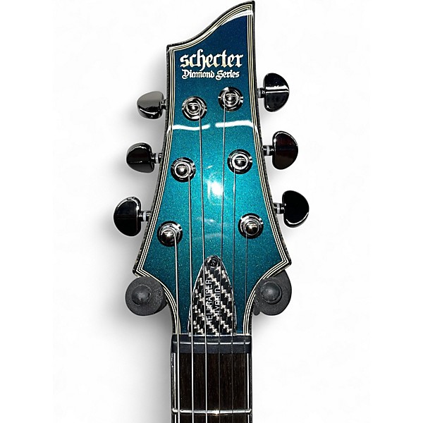 Used Schecter Guitar Research Hellraiser C1 Hybrid Ultraviolet Solid Body Electric Guitar