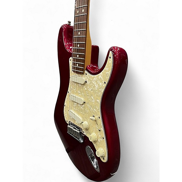 Used 1996 Fender 50th Anniversary American Stratocaster Plus Candy Apple Red Solid Body Electric Guitar