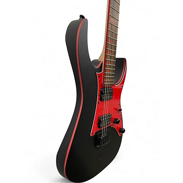 Used Ibanez GRG131DX Black Flat Solid Body Electric Guitar