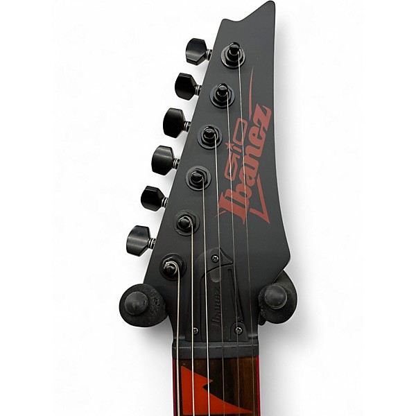 Used Ibanez GRG131DX Black Flat Solid Body Electric Guitar