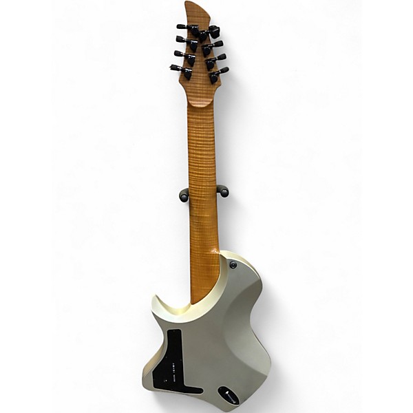 Used ABASI Larada 8 Master Series Silver Solid Body Electric Guitar