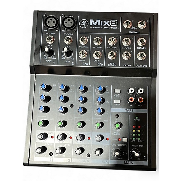 Used Mackie MIX 8 Unpowered Mixer