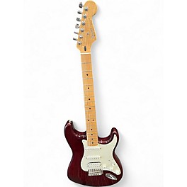 Used Fender Standard Stratocaster HSS Wine Red Solid Body Electric Guitar