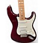 Used Fender Standard Stratocaster HSS Wine Red Solid Body Electric Guitar