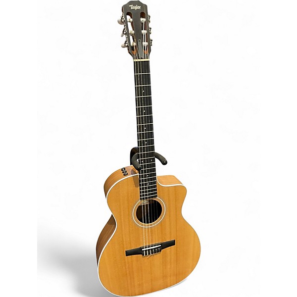 Used Taylor 214CEN Natural Classical Acoustic Electric Guitar