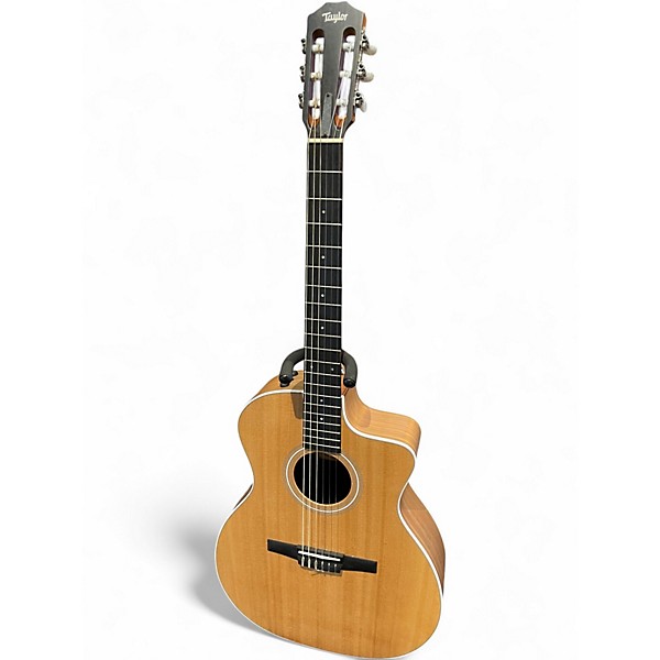 Used Taylor 214CEN Natural Classical Acoustic Electric Guitar