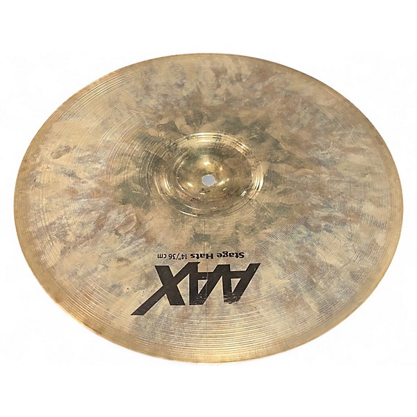 Used SABIAN 14in AAX Stage Hi Hat Pair Cymbal
