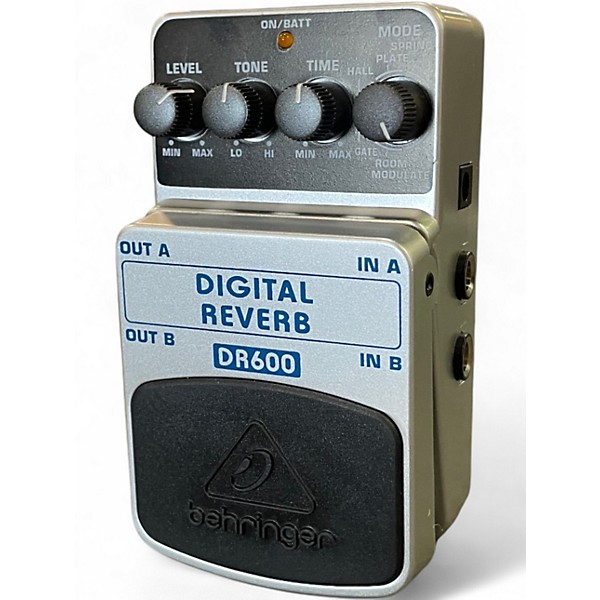 Used Behringer DR600 Digital Stereo Reverb Effect Pedal