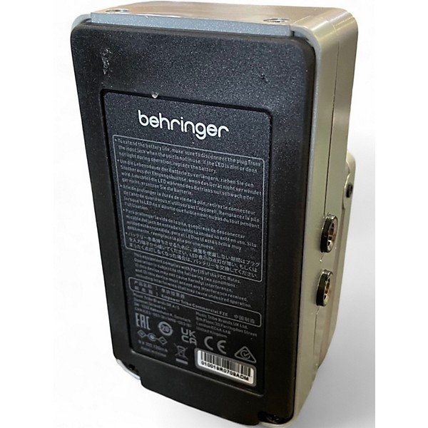 Used Behringer DR600 Digital Stereo Reverb Effect Pedal