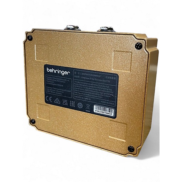 Used Behringer ZENTARA OVERDRIVE Effect Pedal