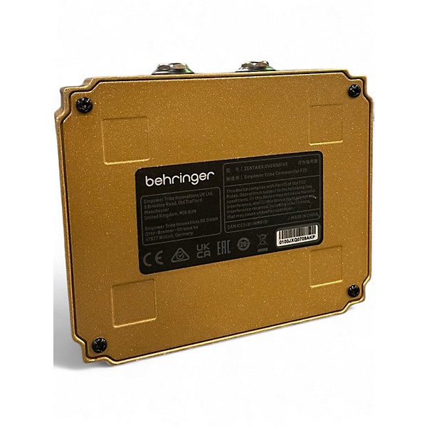 Used Behringer ZENTARA OVERDRIVE Effect Pedal