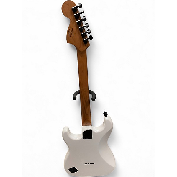 Used Squier Contemporary Stratocaster White Solid Body Electric Guitar