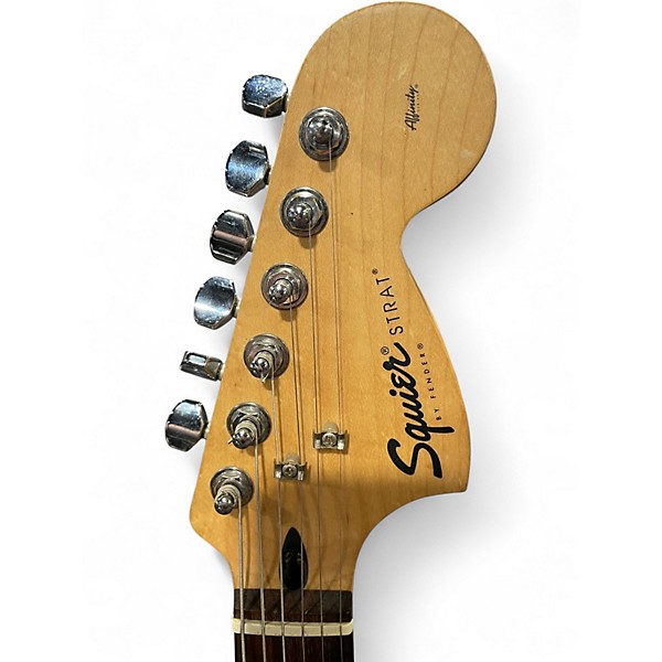 Used Squier Affinity Stratocaster Black Solid Body Electric Guitar