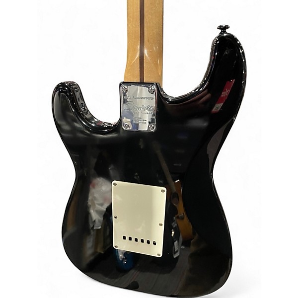 Used Squier Affinity Stratocaster Black Solid Body Electric Guitar