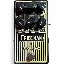 Used Friedman Smallbox Overdrive Effects Pedal Black Effect Pedal