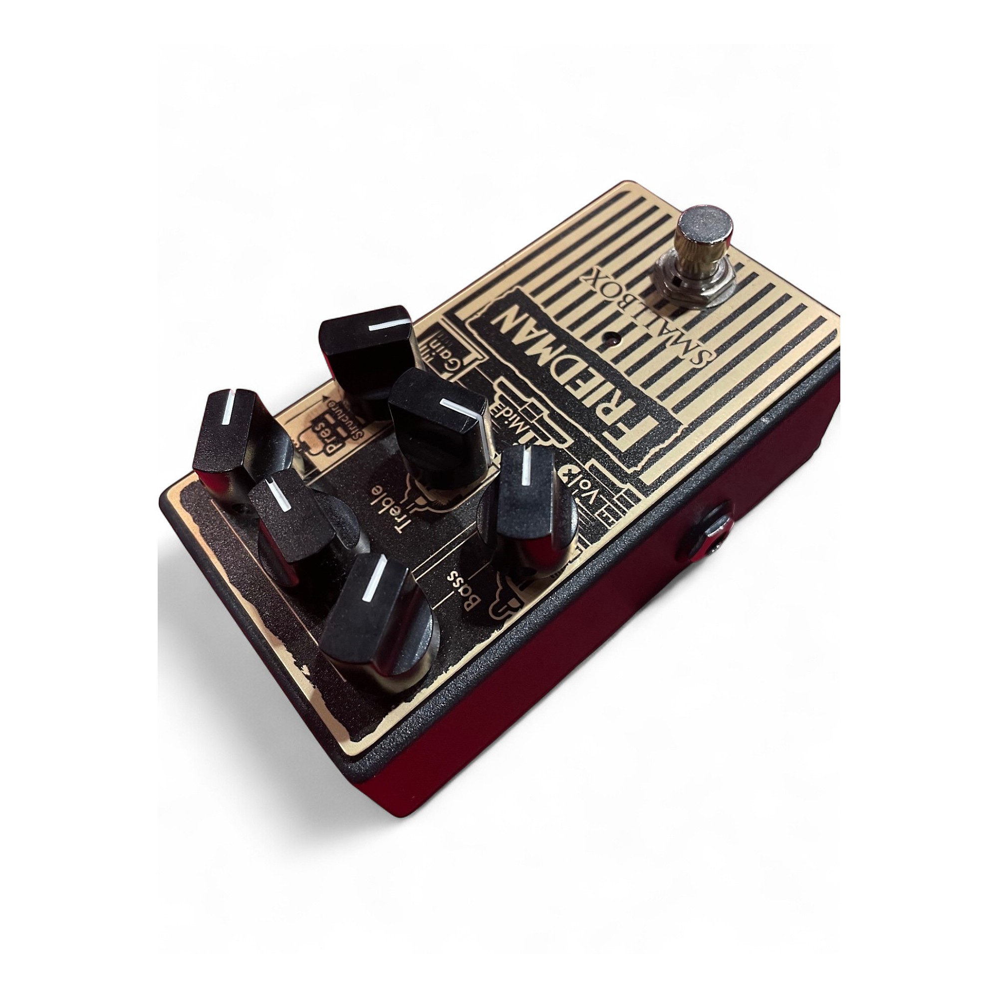 Used Friedman Smallbox Overdrive Effects Pedal Black Effect Pedal