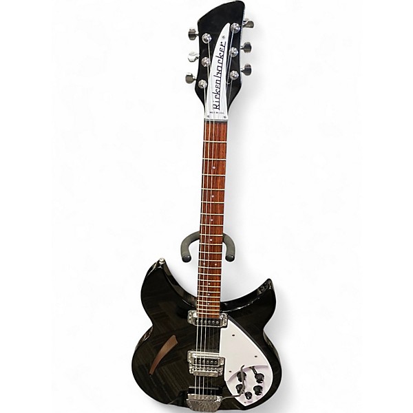 Used Rickenbacker 360/12C63 Black Hollow Body Electric Guitar
